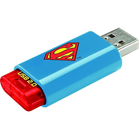 Emtec C600 Click 8GB USB 2.0 Flash Drive - Superman ECMMD8GC600SM